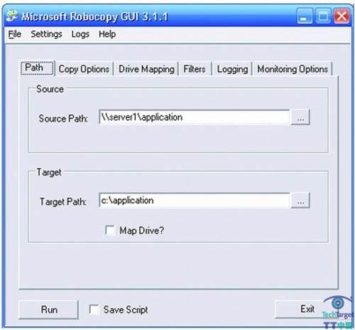Robocopy GUI
