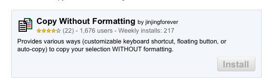  Copy Without Formatting