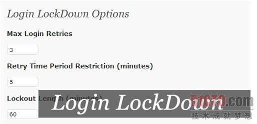 Login LockDown