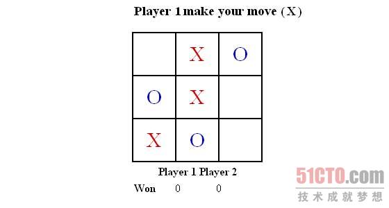  JQuery Tic Tac Toe