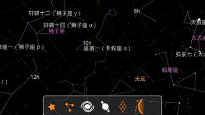Google Sky Map借助全球卫星定位系统(GPS)，而且星空图会跟着你的方向移动