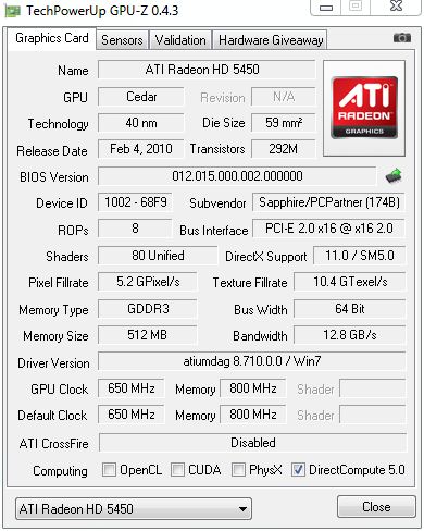 GPU-Z信息
