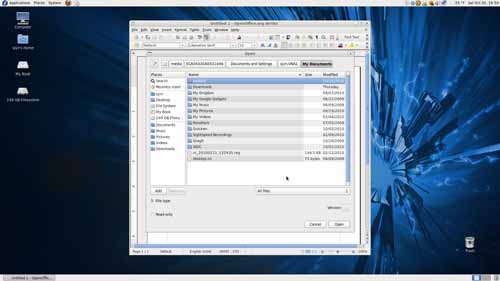 在Fedora 14中读取Windows系统的文件