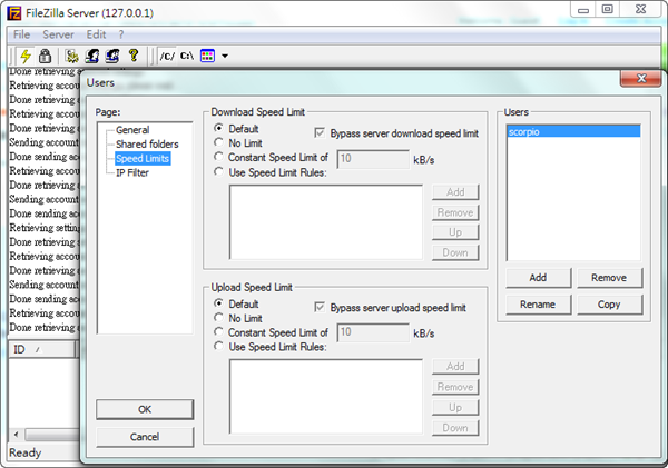 filezilla server/安装