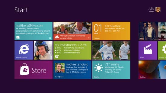 微软在D9大会上展示Windows 8