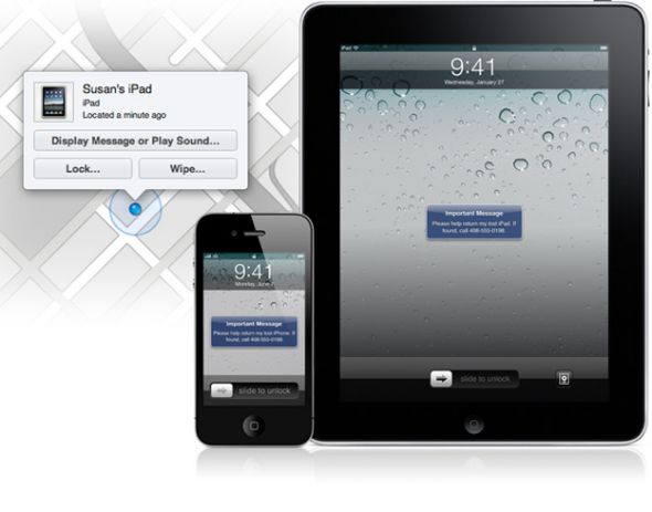 寻找我的 iPhone、iPad 或 iPod touch功能