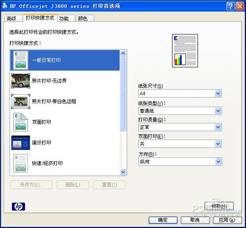 HP Officejet J3606传真一体机