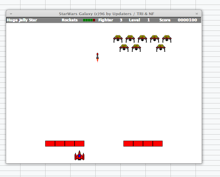 打开OpenOffice Calc在公示栏输入=Game(\