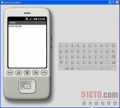 Android 1.0 SDK模拟器界面效果图片