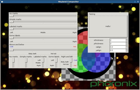 截图引自：Kristian Shows Off GTK+ 3.0 On Wayland