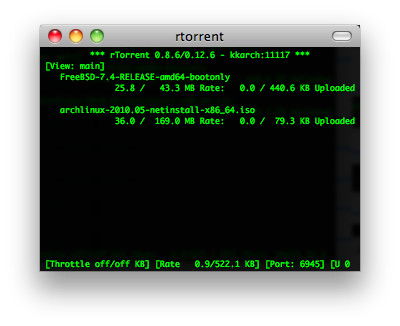 rtorrent & aria2