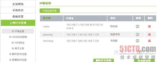为了后面叙述的方便，这里我设置了3个组别，最终设置好后，界面是这样的。