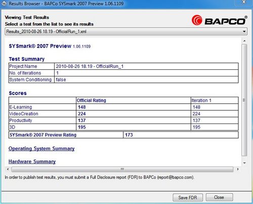 SYSMark2007