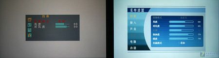 升级价不变 1999元纽曼电视投影画质PK 