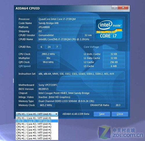 240Hz不闪3D本 索尼VAIO F219首发评测 