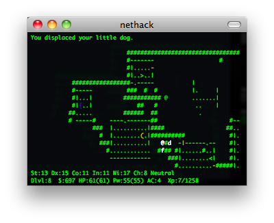 nethack & slash\