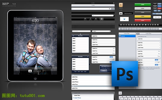 iPad GUI Set