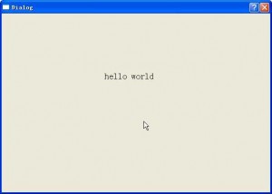 Qt Creator的安装和hello world程序的编写