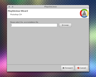 Photoshop CS4 playonlinux