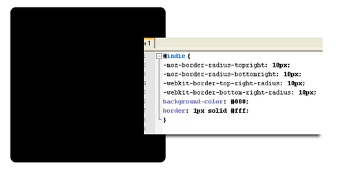 CSS3个别圆角