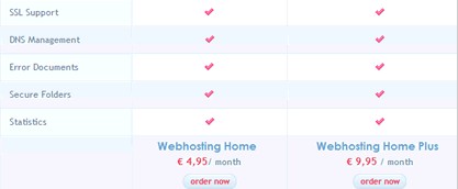 A CSS styled table version 2