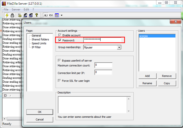 filezilla server/安装