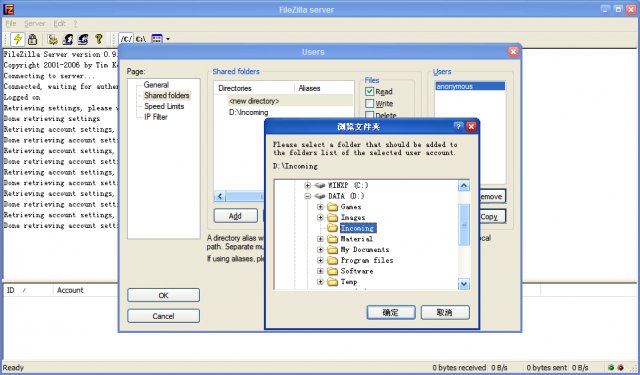 filezilla