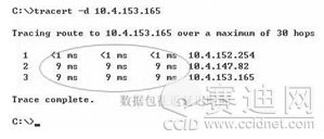 解读路由器实用程序Tracert命令