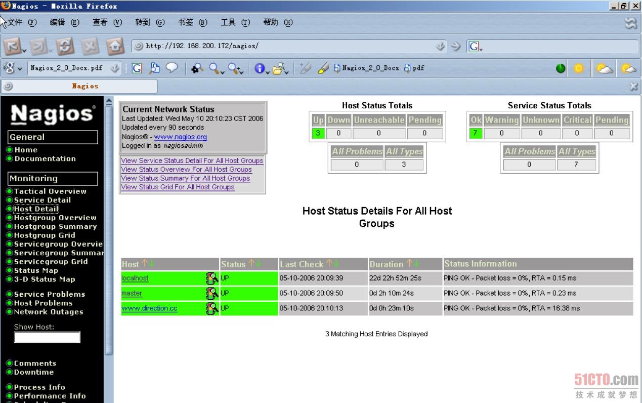 Nagios/启动