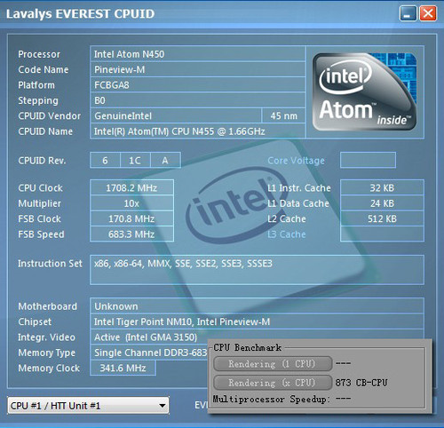 配DDR3内存 时尚小本华硕1005PE评测 