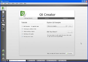 Qt Creator的安装和hello world程序的编写
