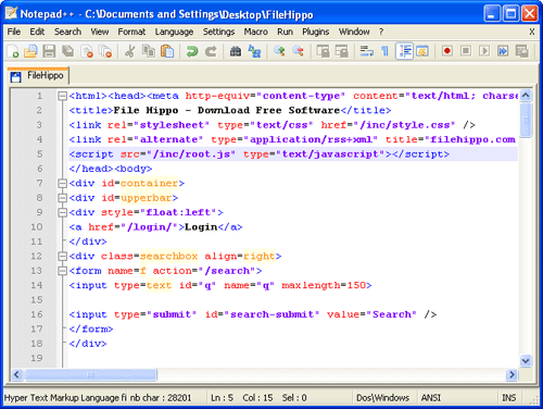 html