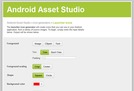 Android Asset Studio