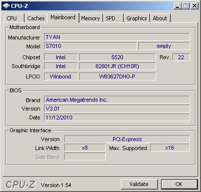 CPU-Z软件检测信息 