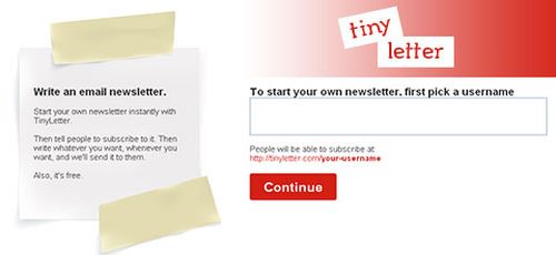 tinyLetter_Web_Applications_Web_Designers