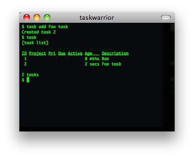 taskwarrior