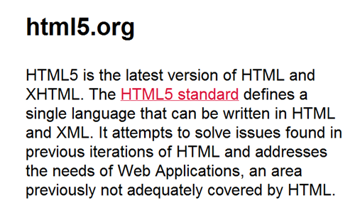 HTML 5