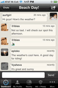 iPhone应用中界面设计的优秀实例之friends around me