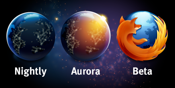 FireFox 新增发布通道Aurora  