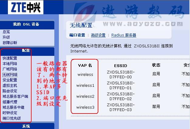 中兴无线路由设置