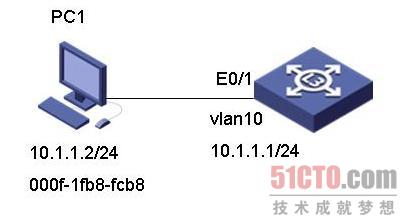 交换机利用DHCP Relay进行IP与MAC的绑定