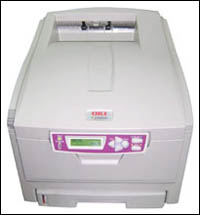 来自日本 OKI C5200彩色打印机测试