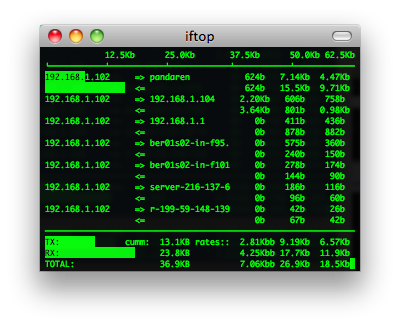 iftop&iptraf