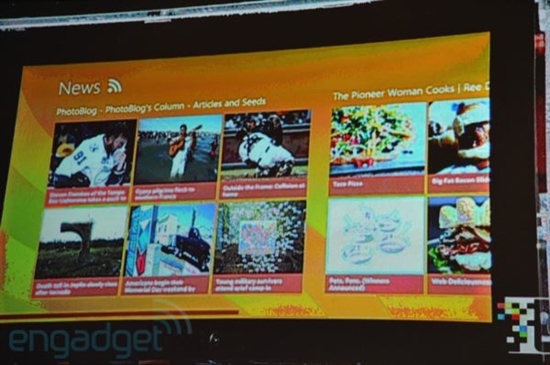 微软首次展示Windows 8