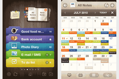 iPhone应用中界面设计的优秀实例之Awesome Note(+Todo)