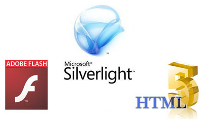 HTML 5、Silverlight、Flash三足鼎立