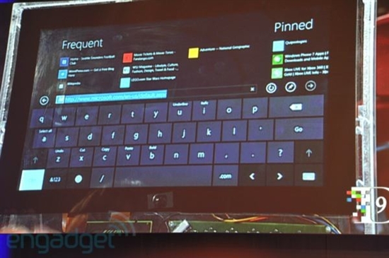 微软首次展示Windows 8