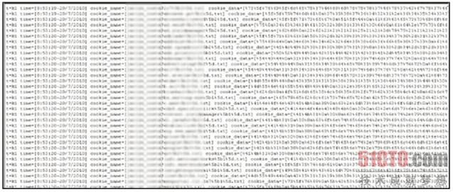 图 2: Seclog -从僵尸计算机发送给Qakbot C&C 服务器的文件