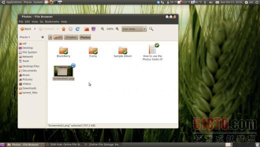 Dropbox Nautilus integration