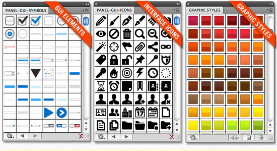 UI Design Framework for Illustrator